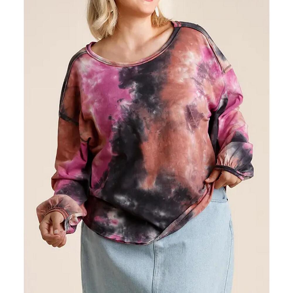 Umgee Tie Dye Top (XL)